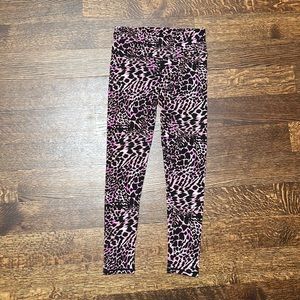 Pink leopard leggings
